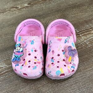 Disney Kids Pink Minnie Mouse CROCS